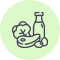 Pet bowl icon